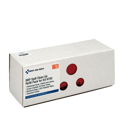 First Aid Only Blood borne Pathogen (BBP) Spill Clean Up Refill Pack for Kit #700