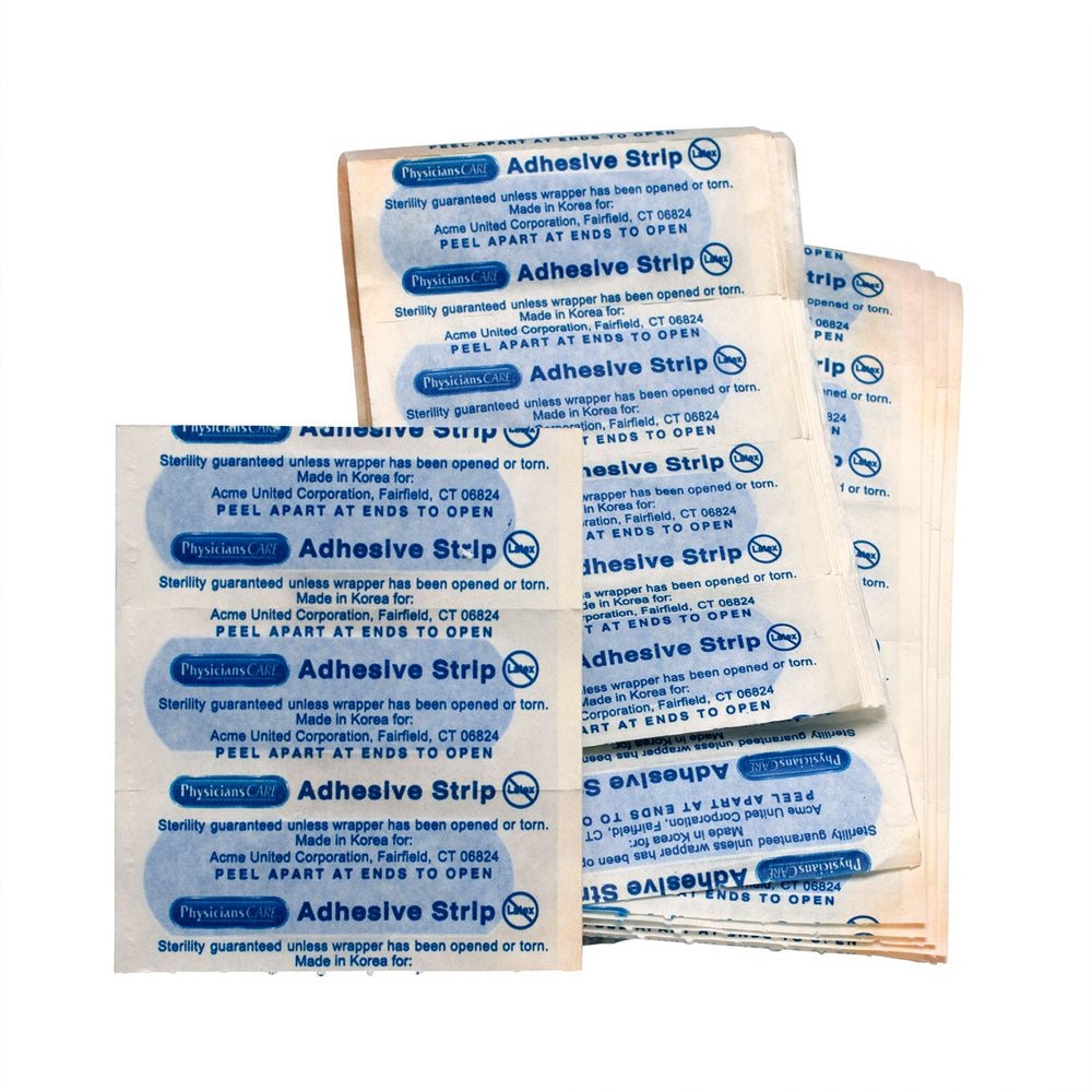 First Aid Only Blue Metal Detectable 1"x3" Plastic Bandages, 1500 per Box
