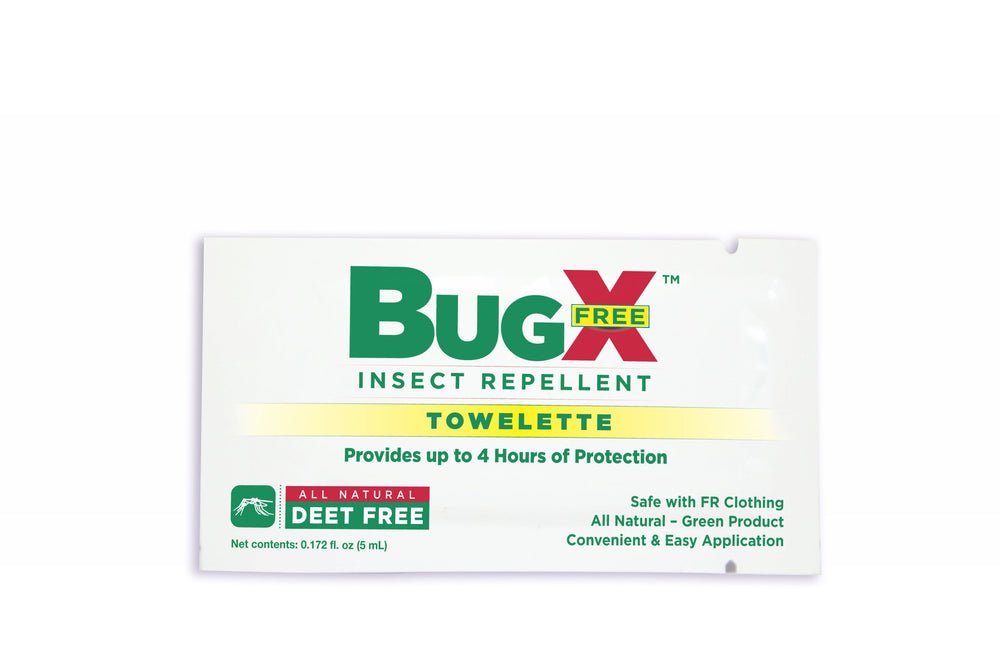 First Aid Only BugX DEET FREE Insect Repellent Wipes, 100 Per Box