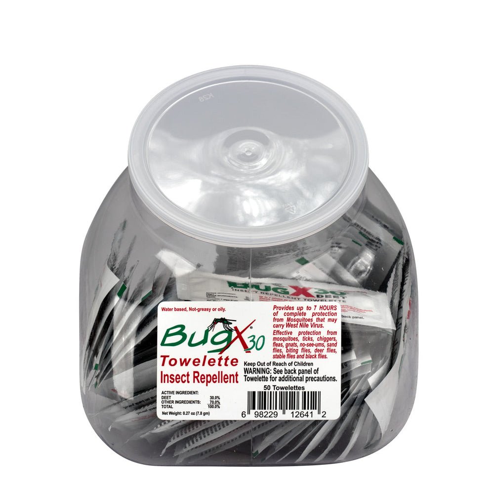 First Aid Only BugX30 Fish Bowl Insect Repellent Wipes, 50 Per Bowl