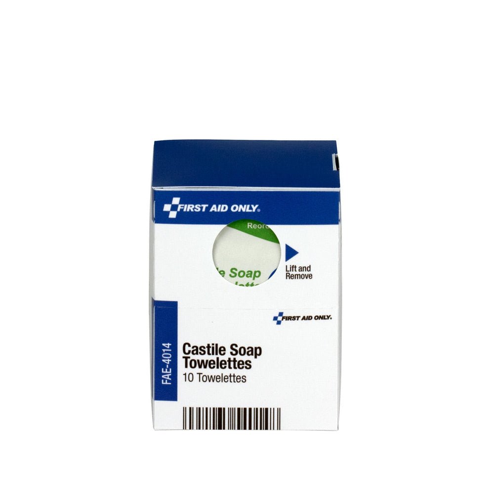 SmartCompliance Refill Castile Soap Wipes, 10 Per Box