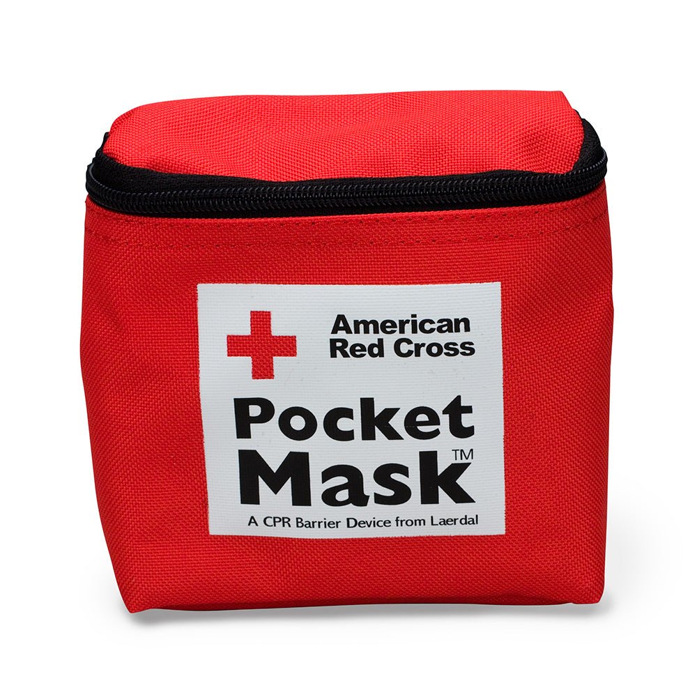 First Aid Only CPR Laerdal Pocket Mask, Fabric Case