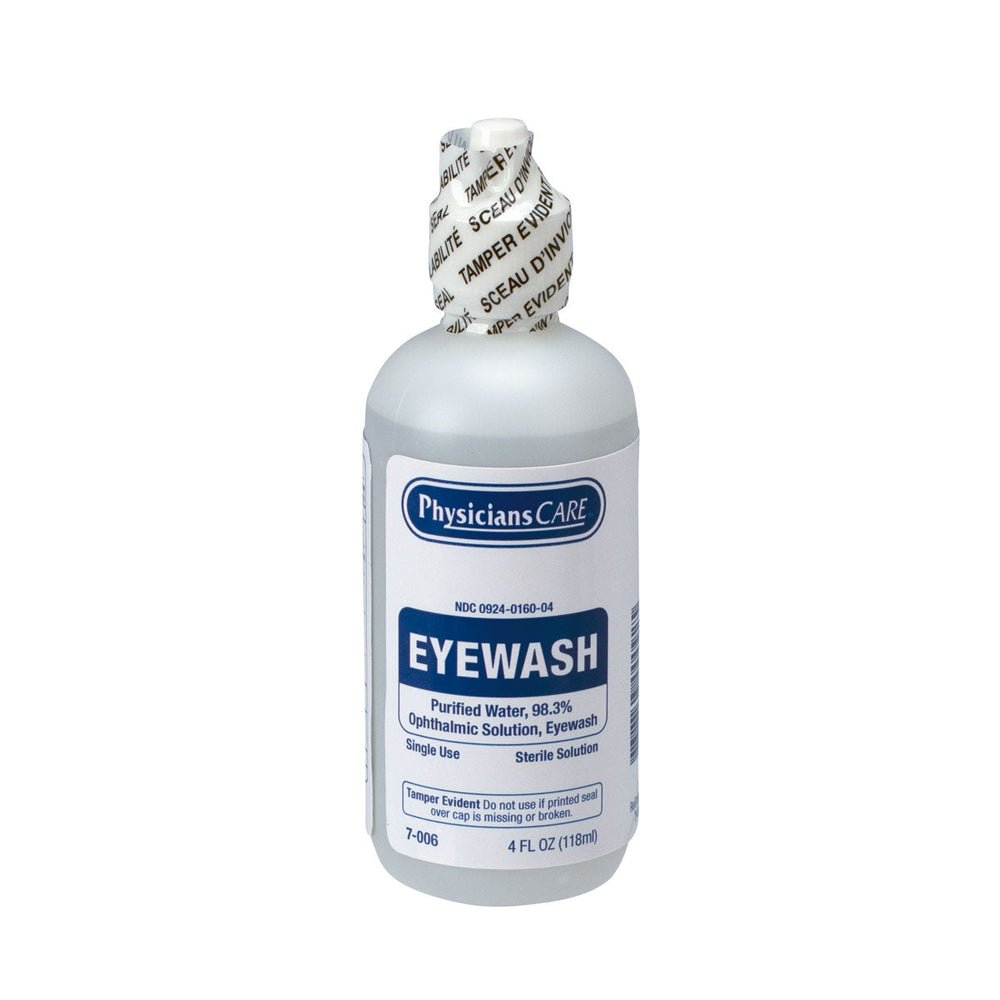 First Aid Only Eye Wash Solution, 4 Ounce Bottle, 48 Bottles Included