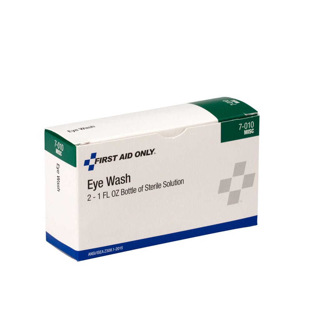 First Aid Only Eyewash, 1oz., 2 Per Box