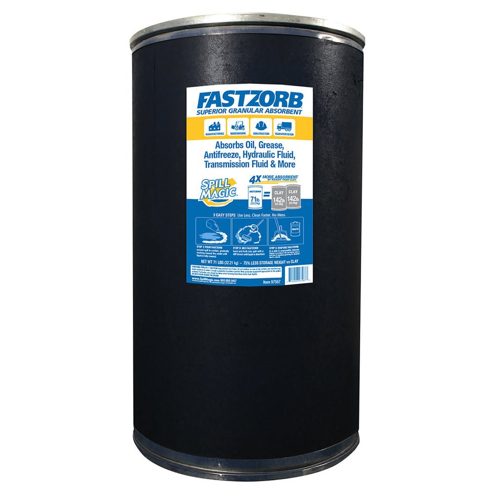 First Aid Only FASTZORB™ Superior Granular Absorbent 71 lbs Drum