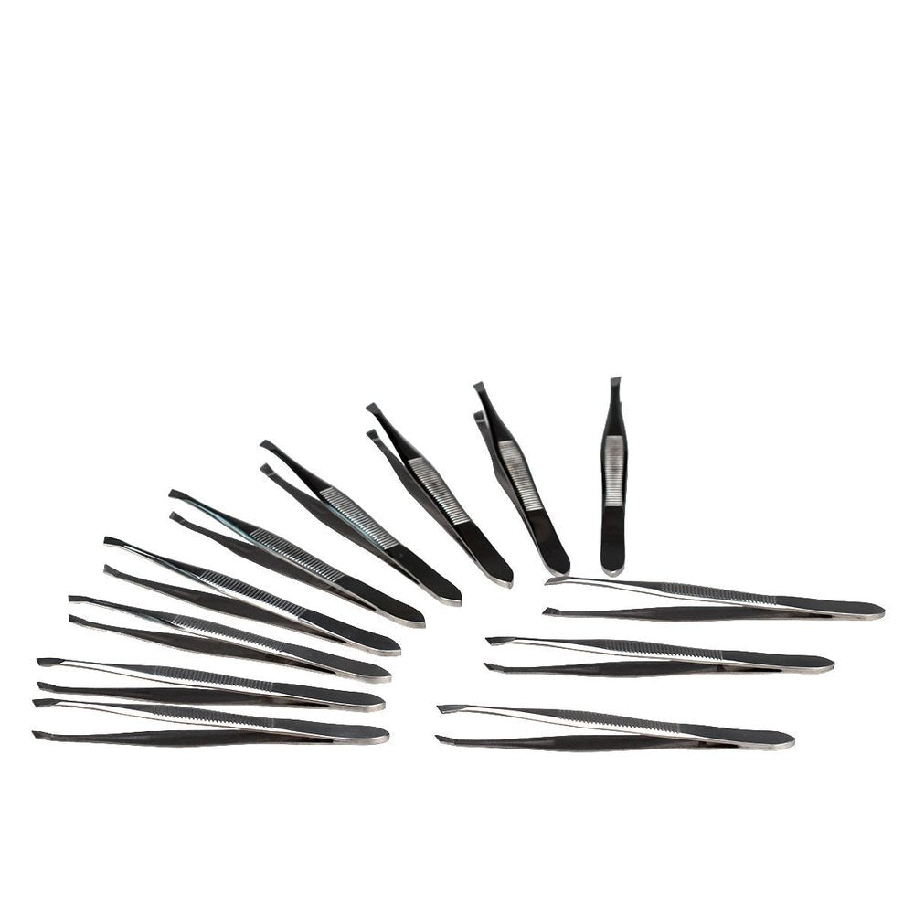 First Aid Only Forceps, Steel, 3.5" (12 Count)