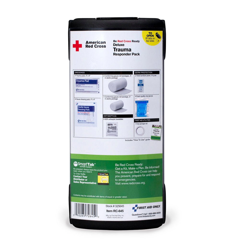 American Red Cross Deluxe Trauma Responder Pack by First Aid Only