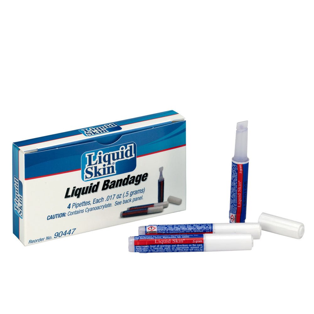 First Aid Only Liquid Skin Bandage, 4 Per Box