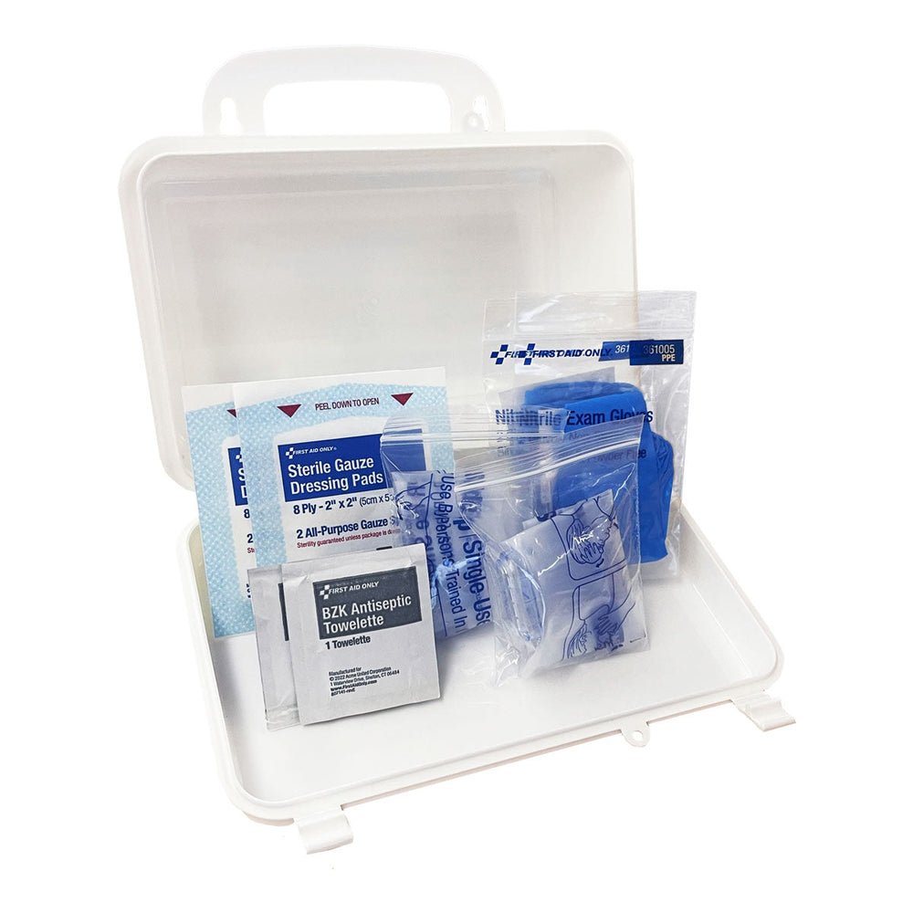 First Aid Only Opioid Overdose Support Kit, Plastic, Without Naloxone Nasal Spray