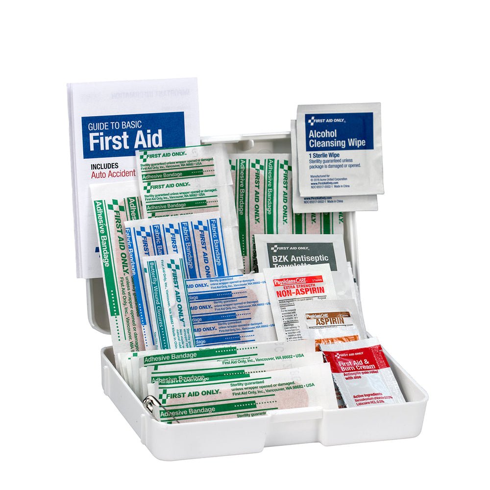 First Aid Only Personal First Aid Kit, 47 Piece, Plastic Case
