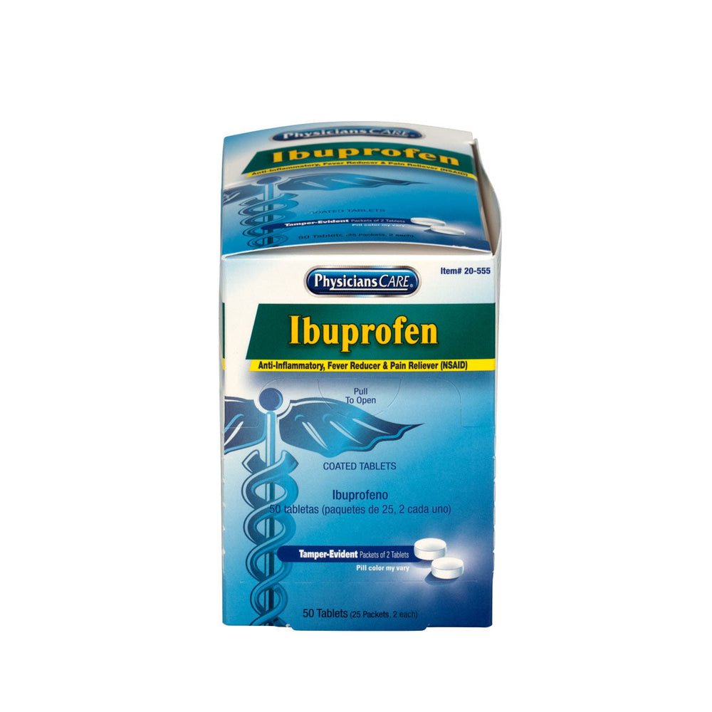 PhysiciansCare Ibuprofen, 25x2 per Box