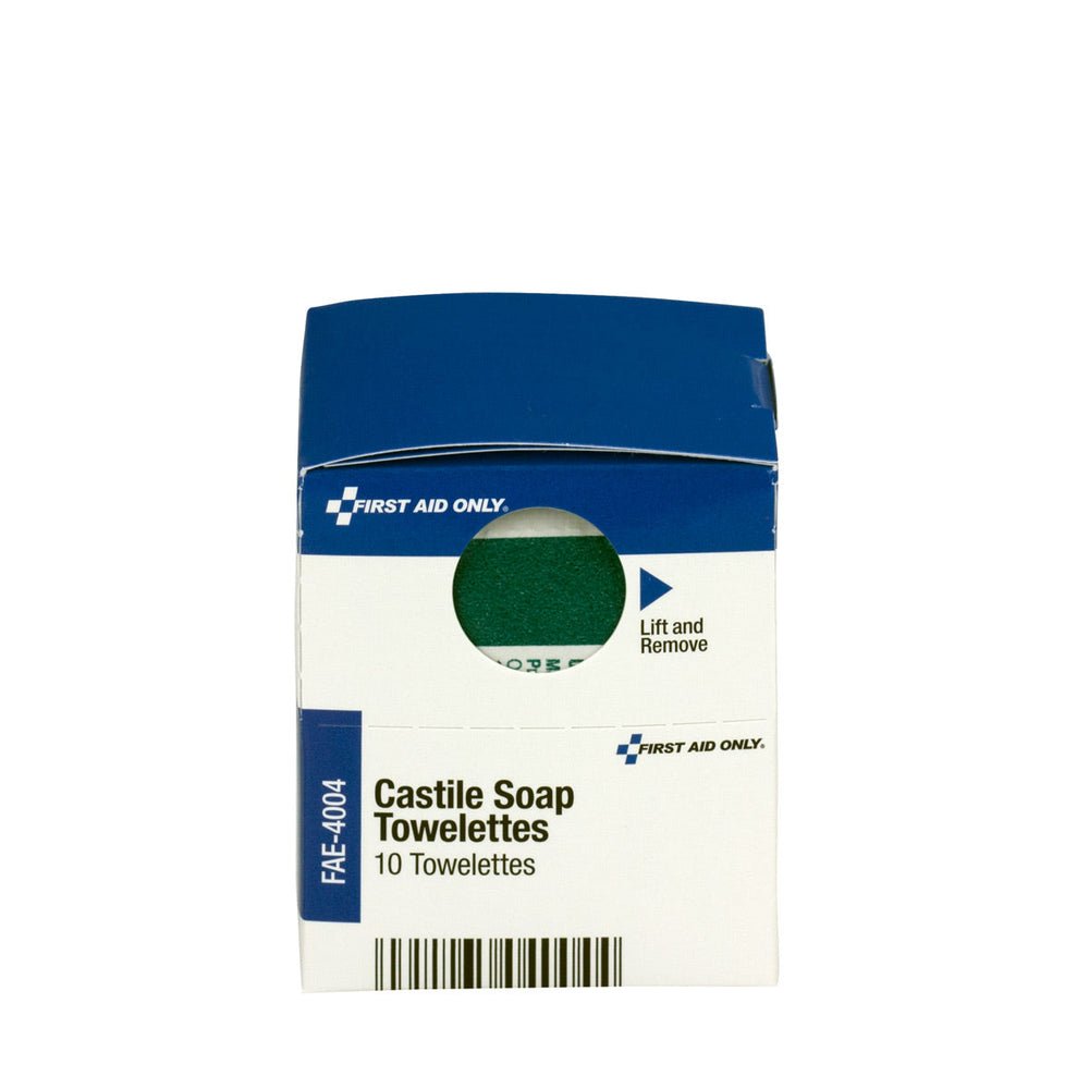SmartCompliance Refill Castile Soap Wipes, 10 Per Box