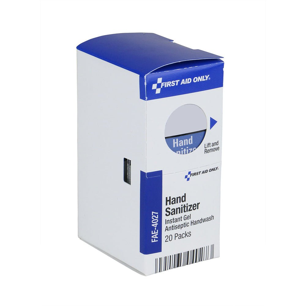 SmartCompliance Refill Hand Sanitizer Packets, 0.9g, 20 per box
