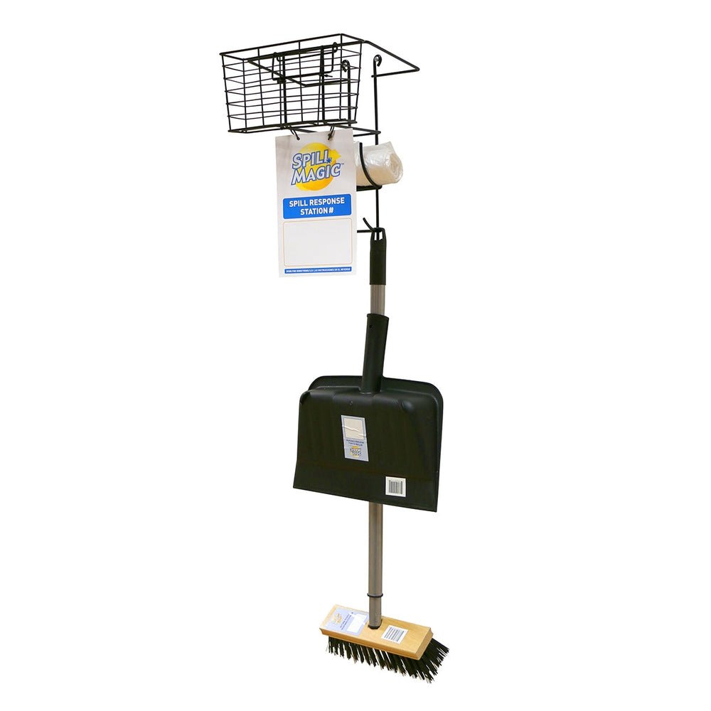 Spill Magic Spill Response Station with Pocket Pad Basket, No Bottle