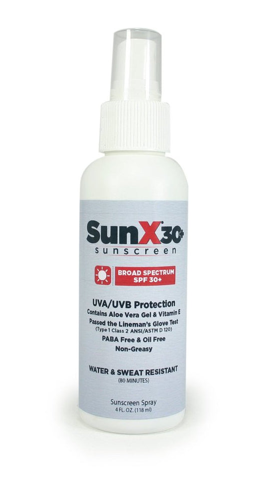 First Aid Only SunX30 Sunscreen Spray, 4 oz. Pump, SPF 30, Case of 12
