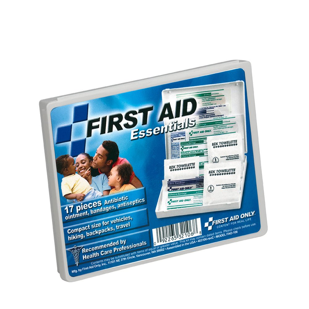 First Aid Only 16 Piece Travel First Aid Kit, Plastic Case