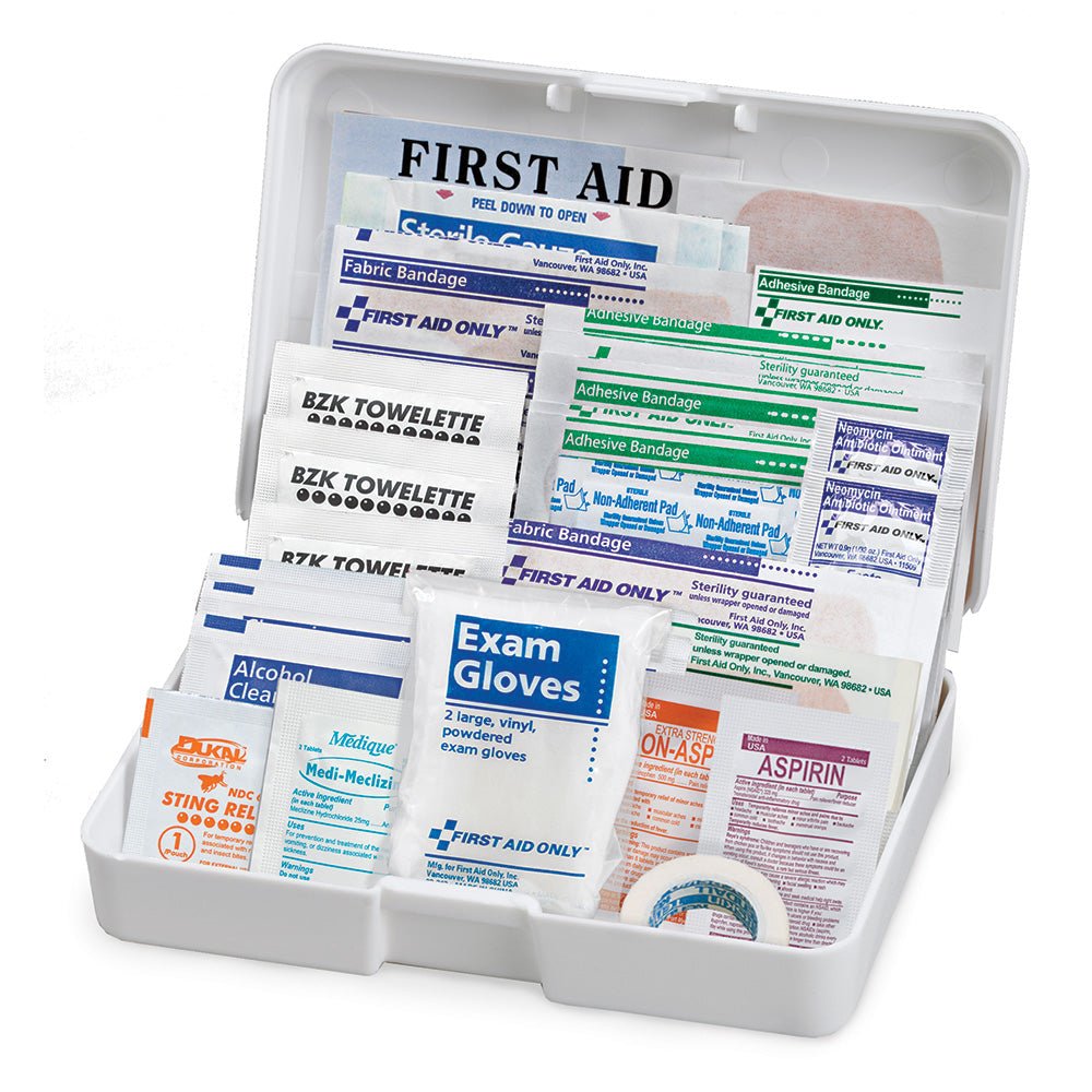 First Aid Only Vehicle First Aid Kit, 41 Piece, Plastic Case
