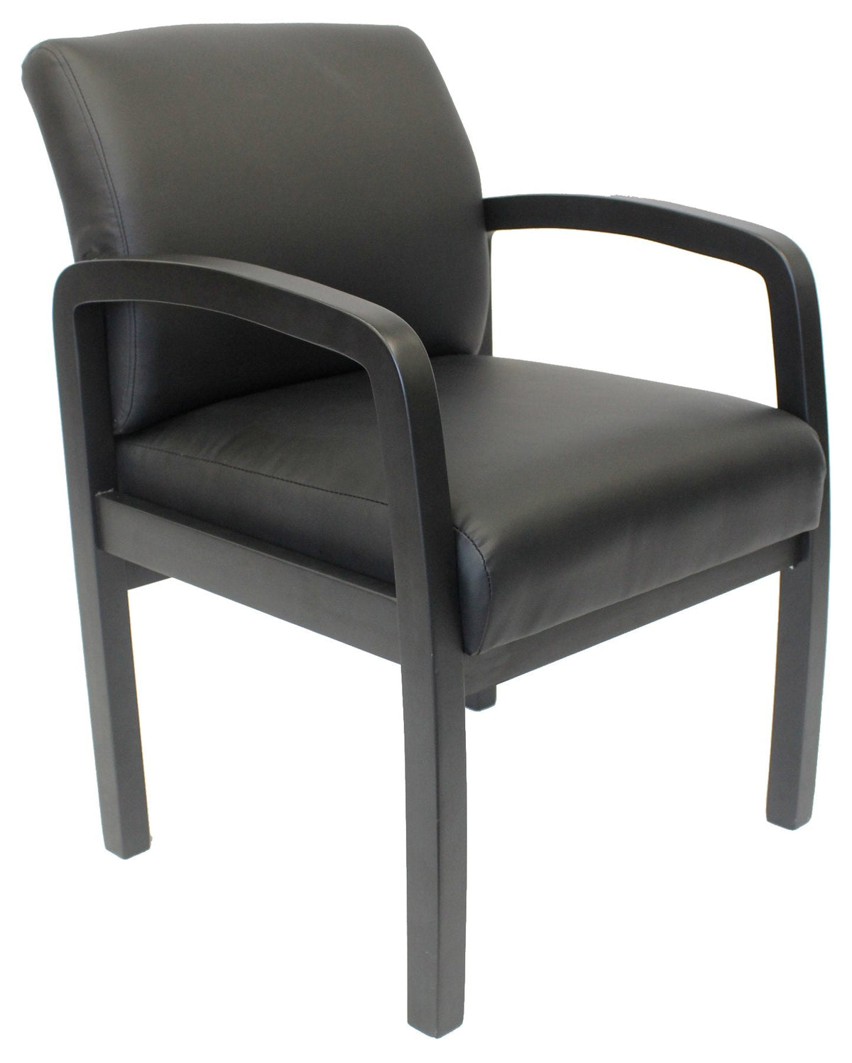 Boss Guest Chair, Black - Black - 1 Each