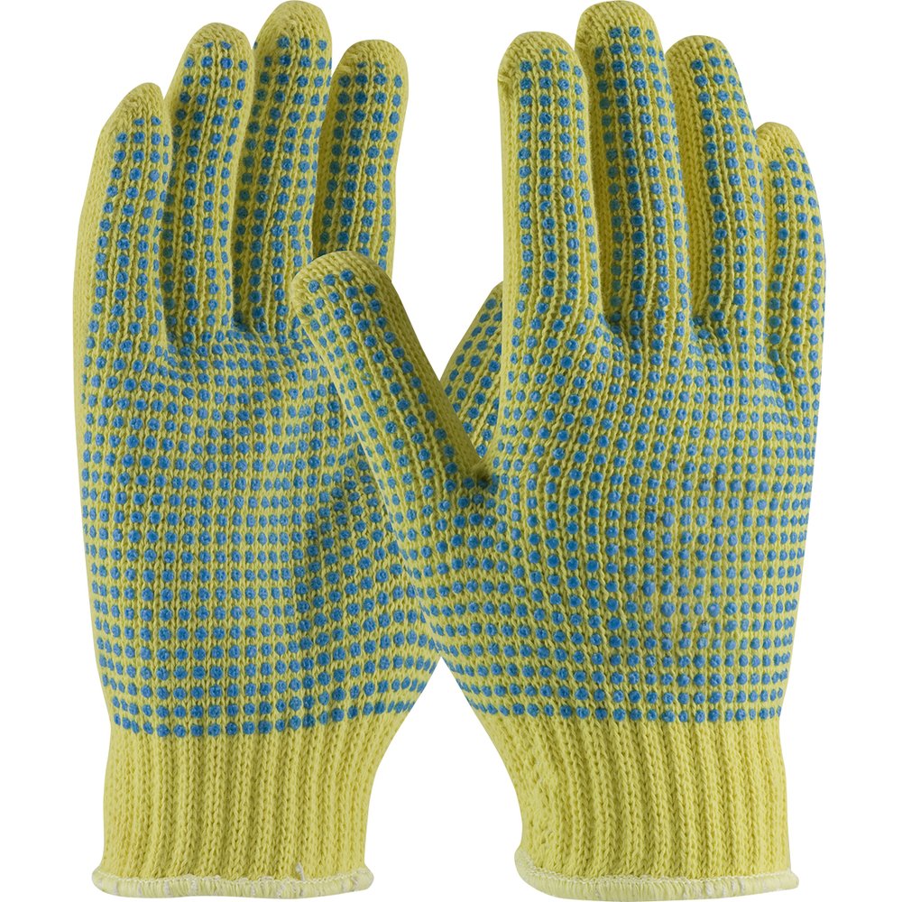 PIP Knit Kevlar Glove 2-SIDED DOT Grip HVY WGT XS, 12 Pairs/Dozen