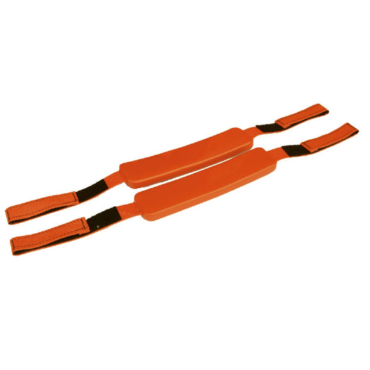Kemp USA Head Immobilizer Replacement Straps (Pair), Orange