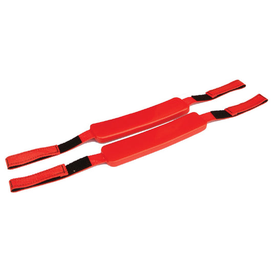 Kemp USA Head Immobilizer Replacement Straps (Pair), Red
