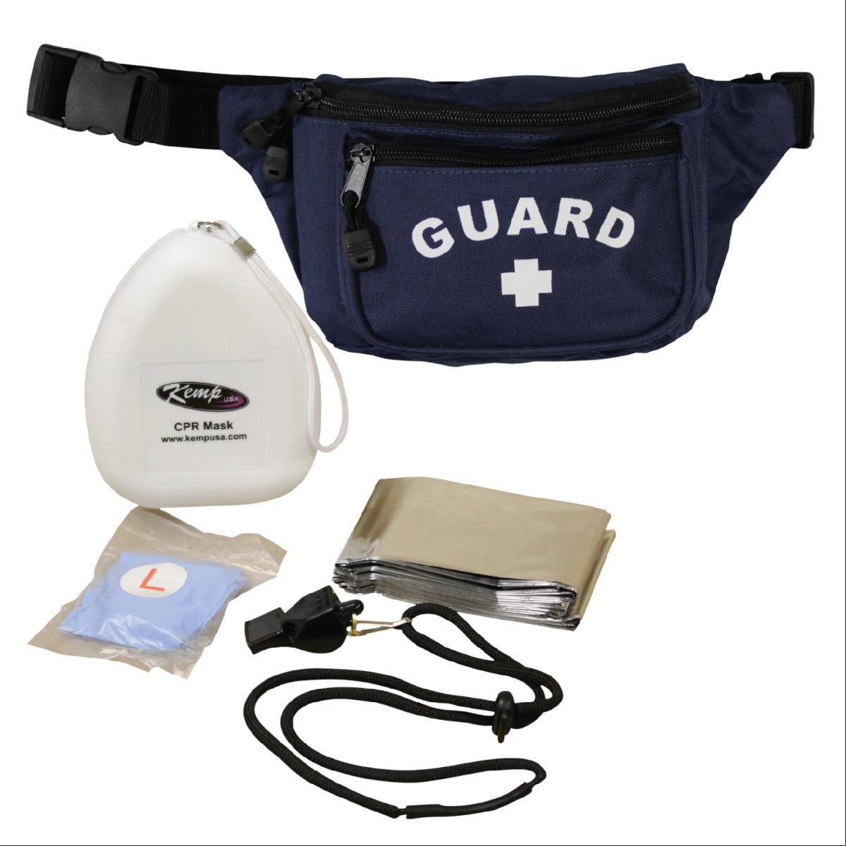 Kemp USA with Lifeguard Essentials Supply Pack, Navy