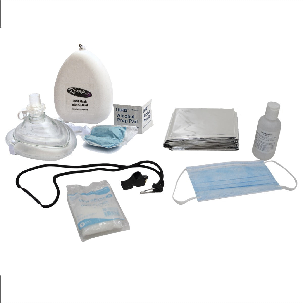 Kemp USA PPE Supply Pack for Hip Pack (Supply Pack Only)