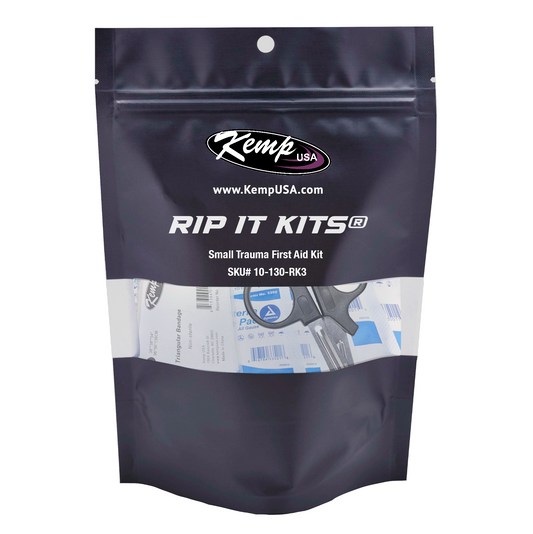 Kemp USA Rip It Kits®, Small Trauma First Aid Kit (Compatible w/ IFAK Pouch Item #10-141)