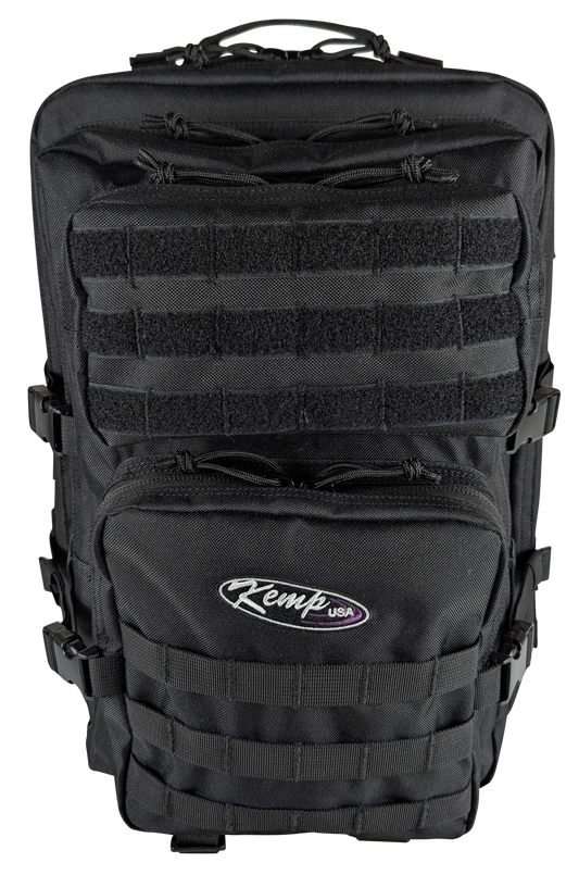 Kemp USA 3-Day Assault Molle Backpack, Large Rucksack Style, Black