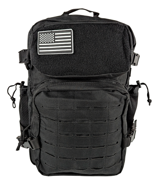 Kemp USA Small Assault / Tactical Backpack for Military Army, Black