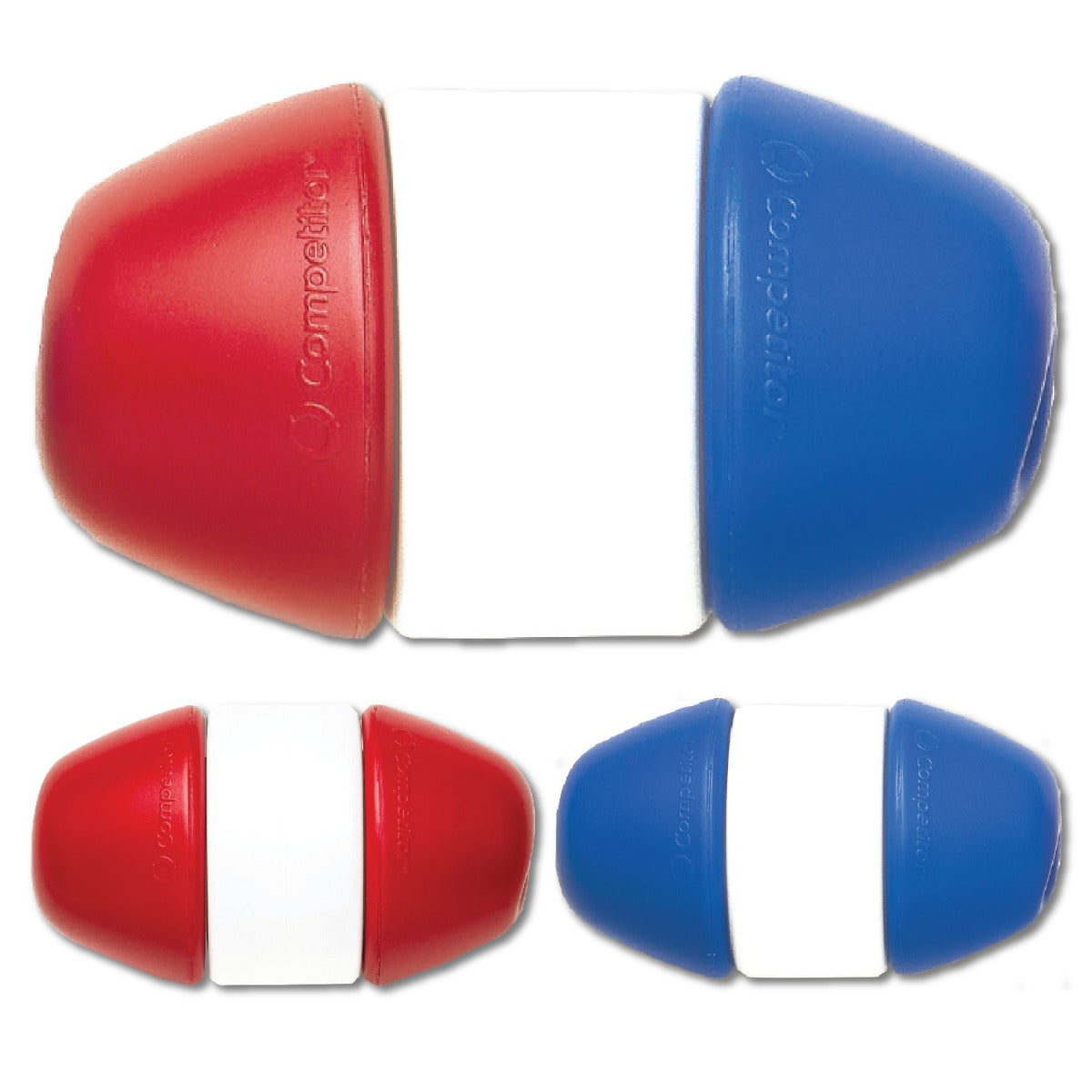 Kemp USA 5"x9" EZ-LOCK Floats, Red White Red