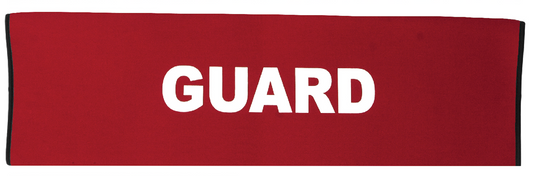 Kemp USA Rescue Tube Cover with GUARD logo, Red