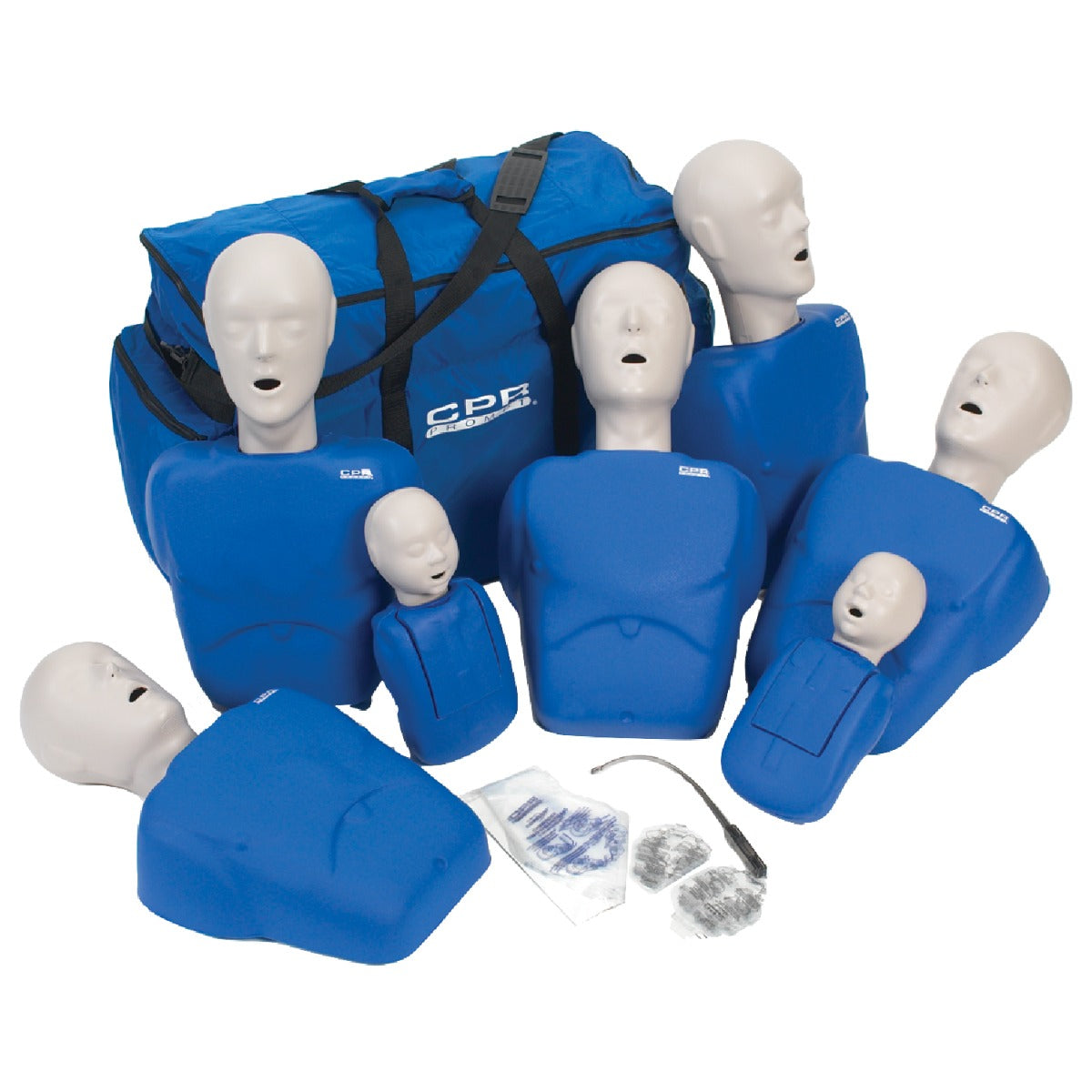 Kemp USA CPR Prompt CPR Manikins 7-Pack, (5) Adult, (2) Infant Manikins