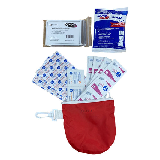 Kemp USA General First Aid Kit in Soft Pouch For Auto, Home, & Camp, 300 PCS Kit