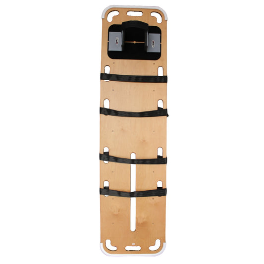 Kemp USA TG Wooden Spineboard (Board /Straps Only - No Head Blocks)