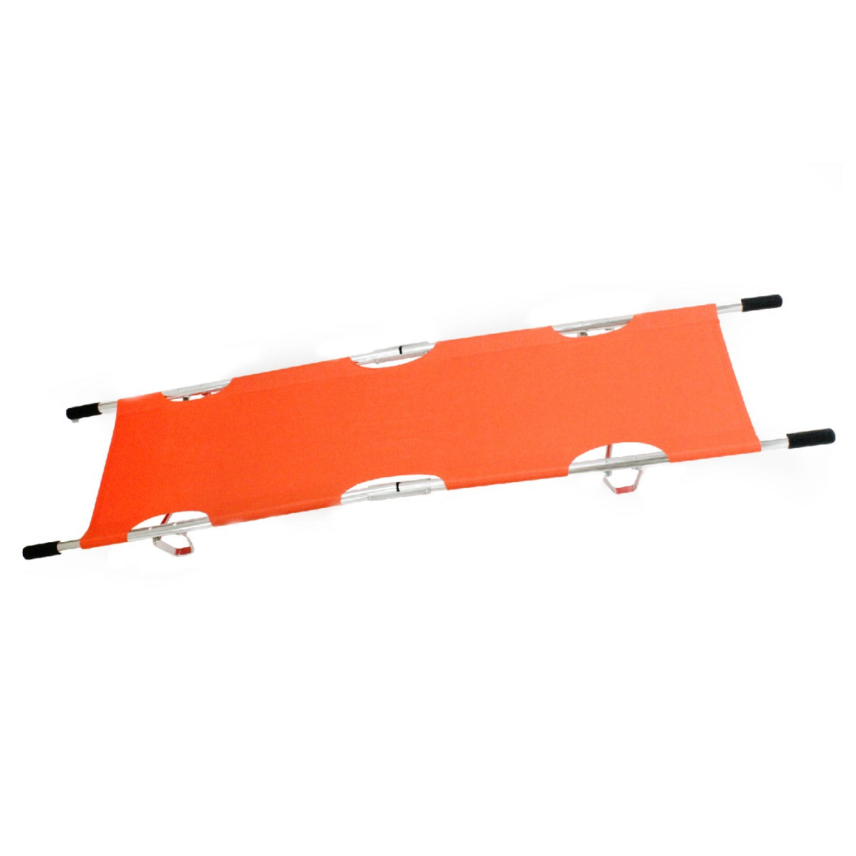 Kemp USA Folding Pole Stretcher, Orange