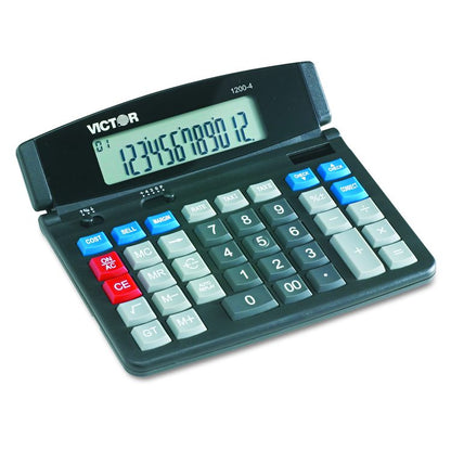 1200-4 Business Desktop Calculator, 12-Digit LCD