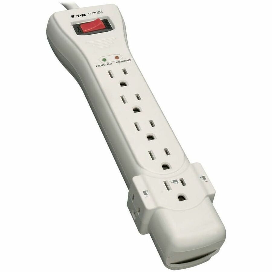 Tripp Lite series Protect It! 7-Outlet Super Surge Protector - NEMA 5-15P - 7 x NEMA 5-15R - 1800 VA - 2160 J - 120 V AC Input - 120 V AC Output - 7 ft