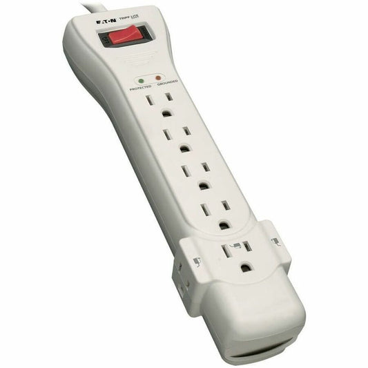 Tripp Lite series Protect It! 7-Outlet Super Surge Protector - NEMA 5-15P - 7 x NEMA 5-15R - 1800 VA - 2160 J - 120 V AC Input - 120 V AC Output - 7 ft