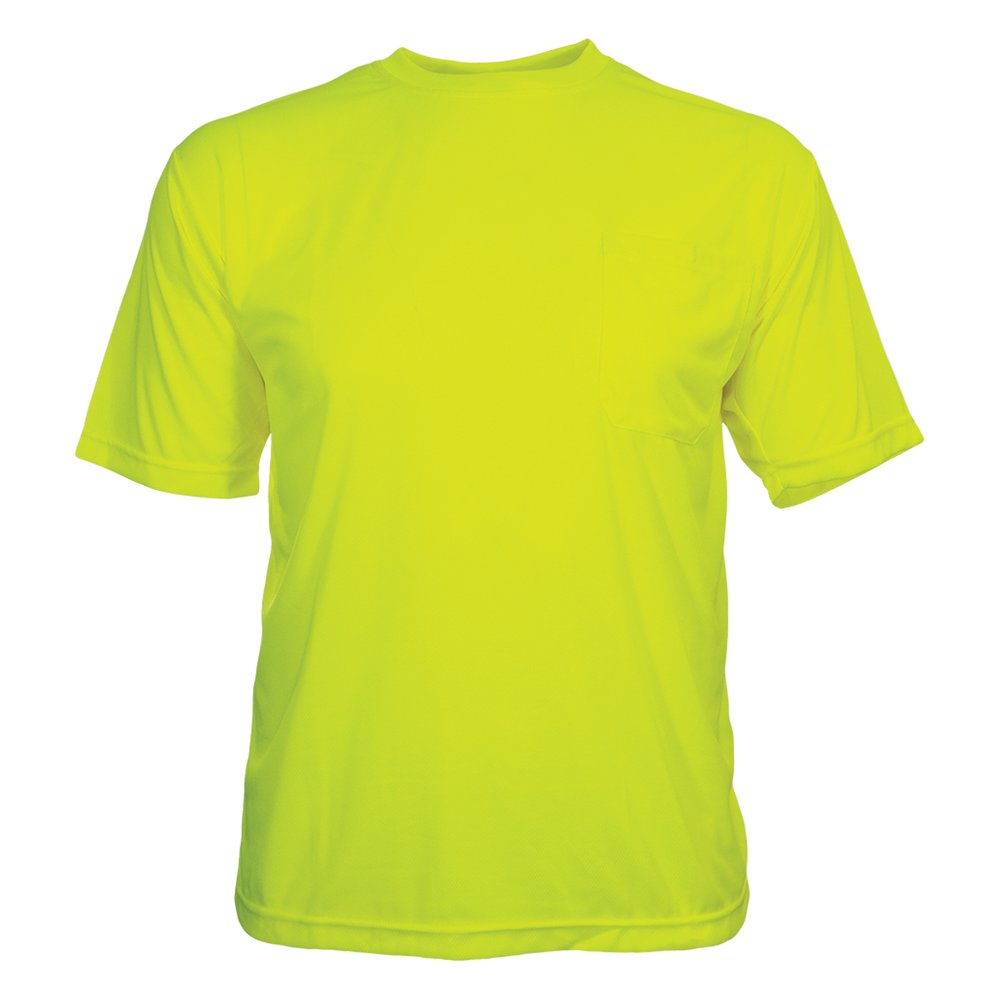 Reflective Apparel by PIP Non-ansi S-sleeve Moisture Wicking Shirt YEL 4T
