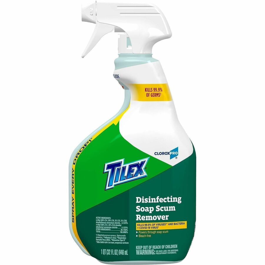 CloroxPro™, Tilex Disinfecting Soap Scum Remover Spray - Spray - 32 fl oz (1 quart) - 1 Each