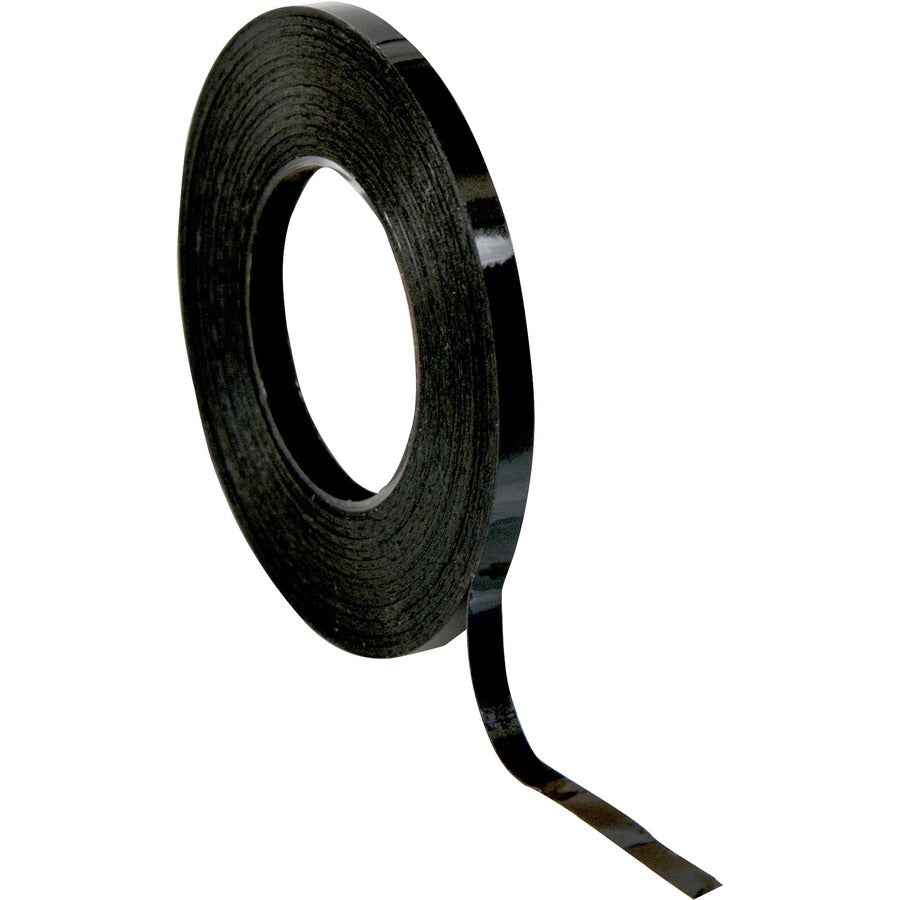 Chartpak Matte Graphic Tape - 27 ft Length x 0.13" Width - Black - Creep Resistant - For Artwork, Decorating, Chart, Graph, Sign, Diagram - 1 Roll