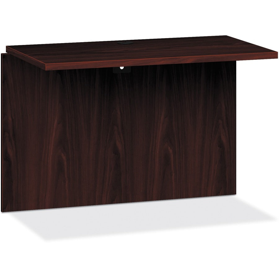 HON 10500 Series Bridge - 29.5" Height x 42" Width x 24" Depth - Square Edge - Material: Wood - Finish: Laminate, Mahogany - Scratch Resistant, Stain Resistant - For Office - 1 Each