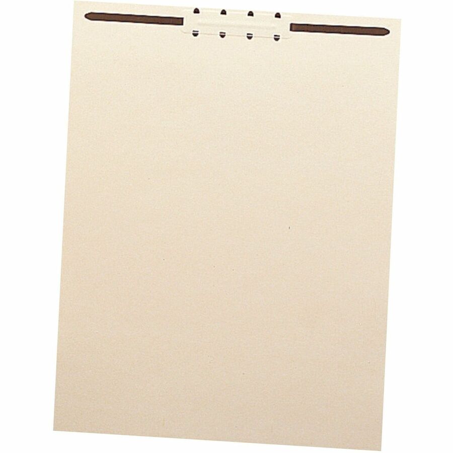 Smead File Backs with Fastener - 8.5" Height x 11.5" Width - 2" Maximum Capacity - For Letter 8 1/2" x 11" Sheet - Rectangular - Manila - 100 / Box