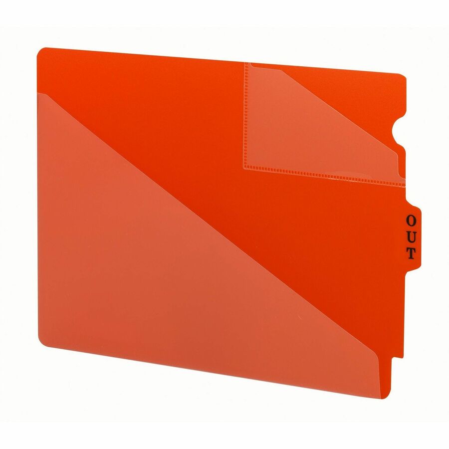 Smead End Tab Out Guides - Printed Center Tab(s) - Message - OUT - 50 / Box