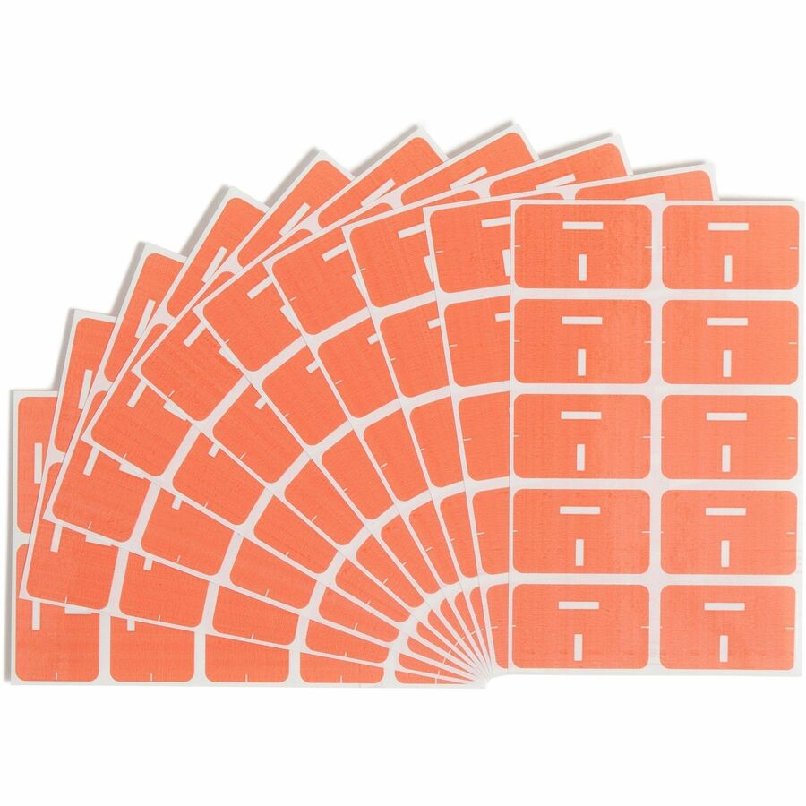 Smead AlphaZ ACCS Color-Coded Labels - I - x 1" Width x 1 5/8" Length - Pink - Laminated - 10 / Sheet - 100 / Pack