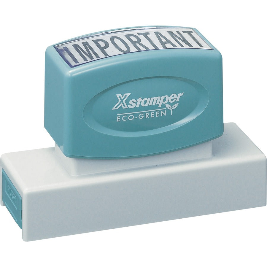 Xstamper 44-character Custom Stamp - Custom Message Stamp - 0.69" Impression Width x 3.31" Impression Length - 50000 Impression(s) - 1 Each
