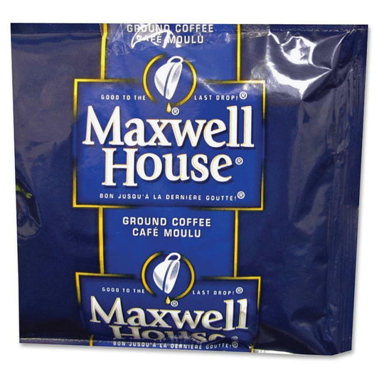 Maxwell House Ground Regular Coffee - Regular - 1.5 oz Per Packet - Ground - 1 Carton