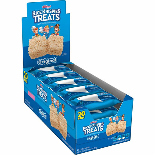 Rice Krispies Treats Original Squares - Individually Wrapped - Rice - 1 - 20 / Box