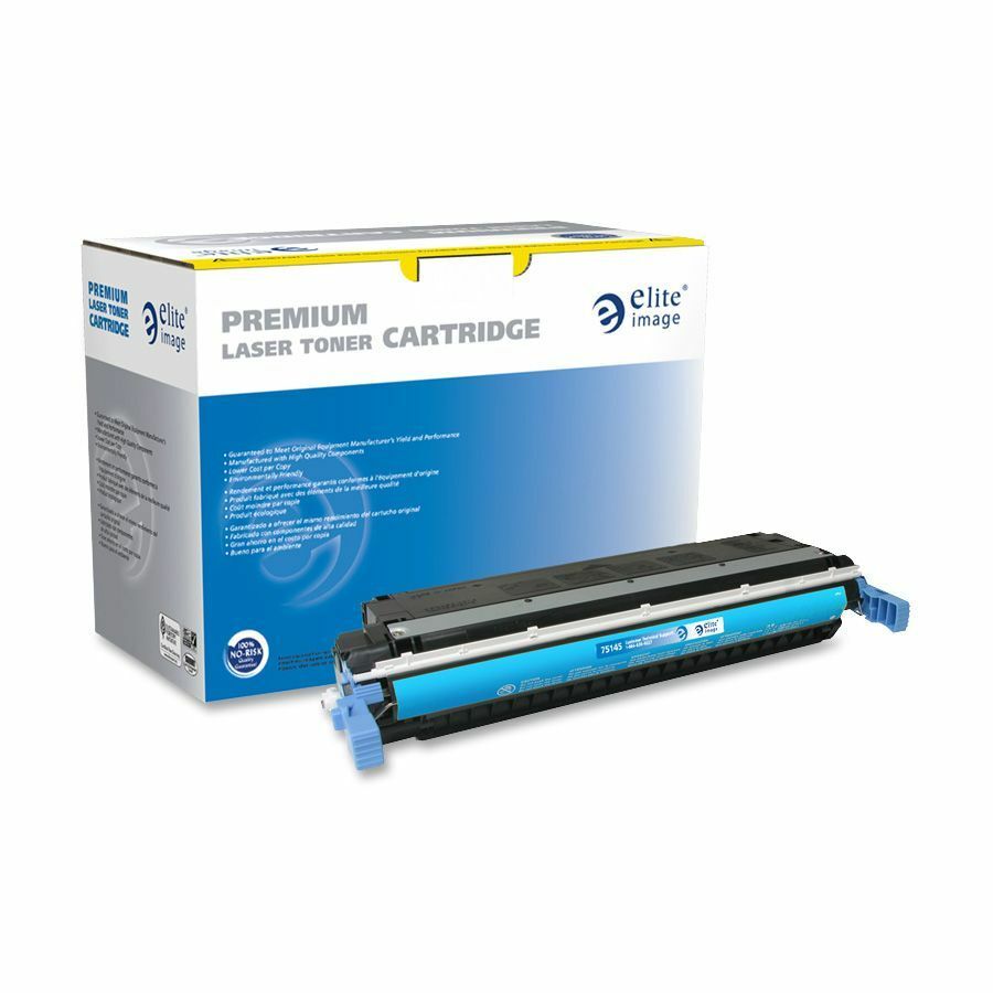 Elite Image Remanufactured Laser Toner Cartridge 645A (C9731A) - Cyan - 1 Each - 12000 Pages